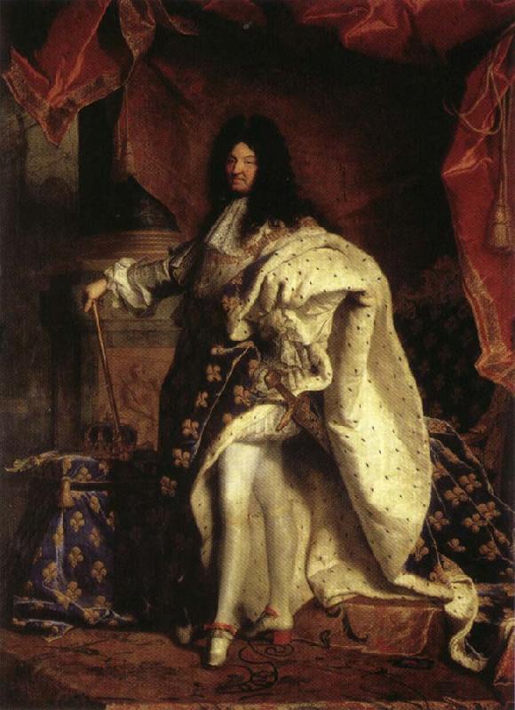 Hyacinthe Rigaud Louis XIV,King of France China oil painting art